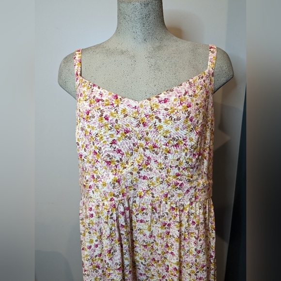 NWT Torrid Midi Rayon floral Tiered Dress, size 1x 14/16 - Picture 13 of 16